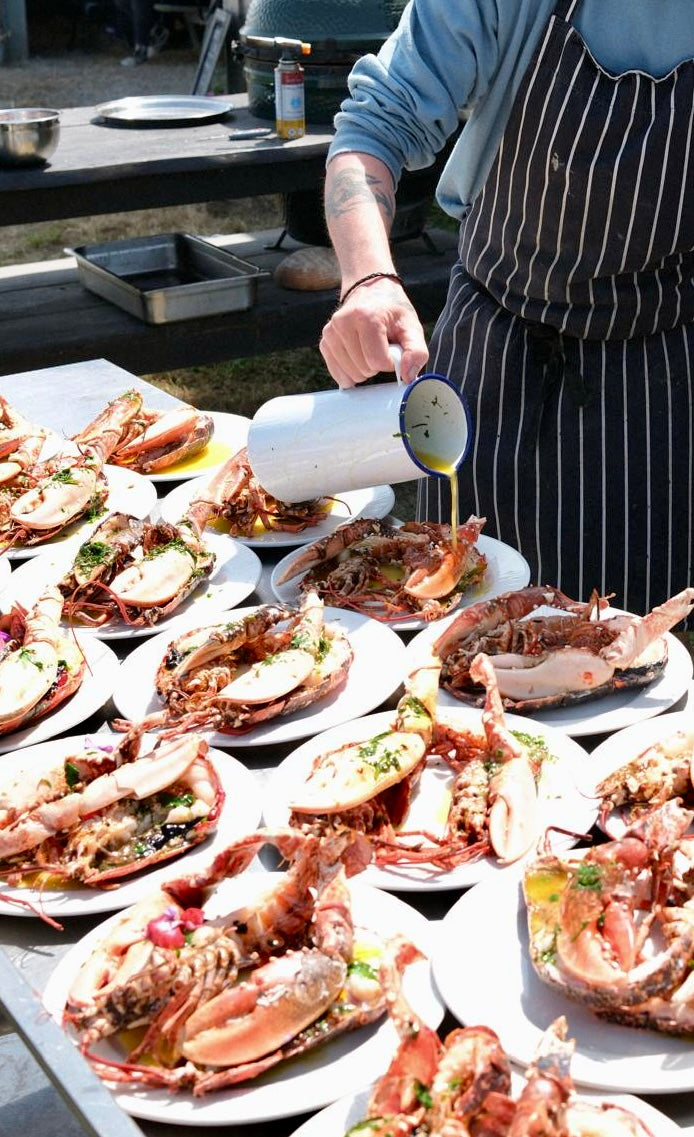 Feast 2: Padstow Kitchen Garden on The Beach with Big Green Egg